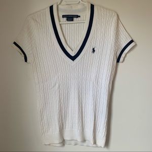 Women’s Ralph Lauren polo sport tennis cable knit